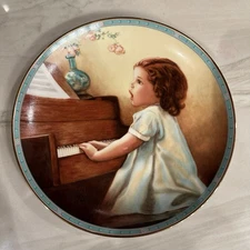 Bessie Pease Gutmann Harmony Art Collector Plate Childhood Reflections IN#621