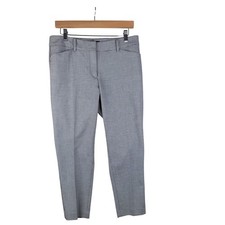 Talbots Geometric Print Dress Pants size 6 Petite Gray/Black