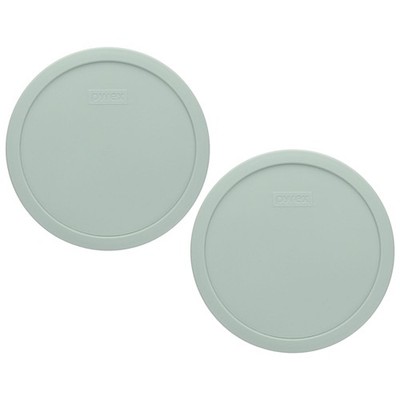 Pyrex 7403-PC 10-Cup Sage Green Mixing Bowl Lid (2-Pack) - Made in USA
