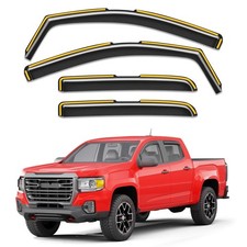 Saleago in-Channel Window Rain Guards Fit for Truck Chevy Colorado/GMC Canyon...