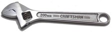 Craftsman 8" 200mm Crescent Adjustable Wrench Model 44603 Made in Japan Used