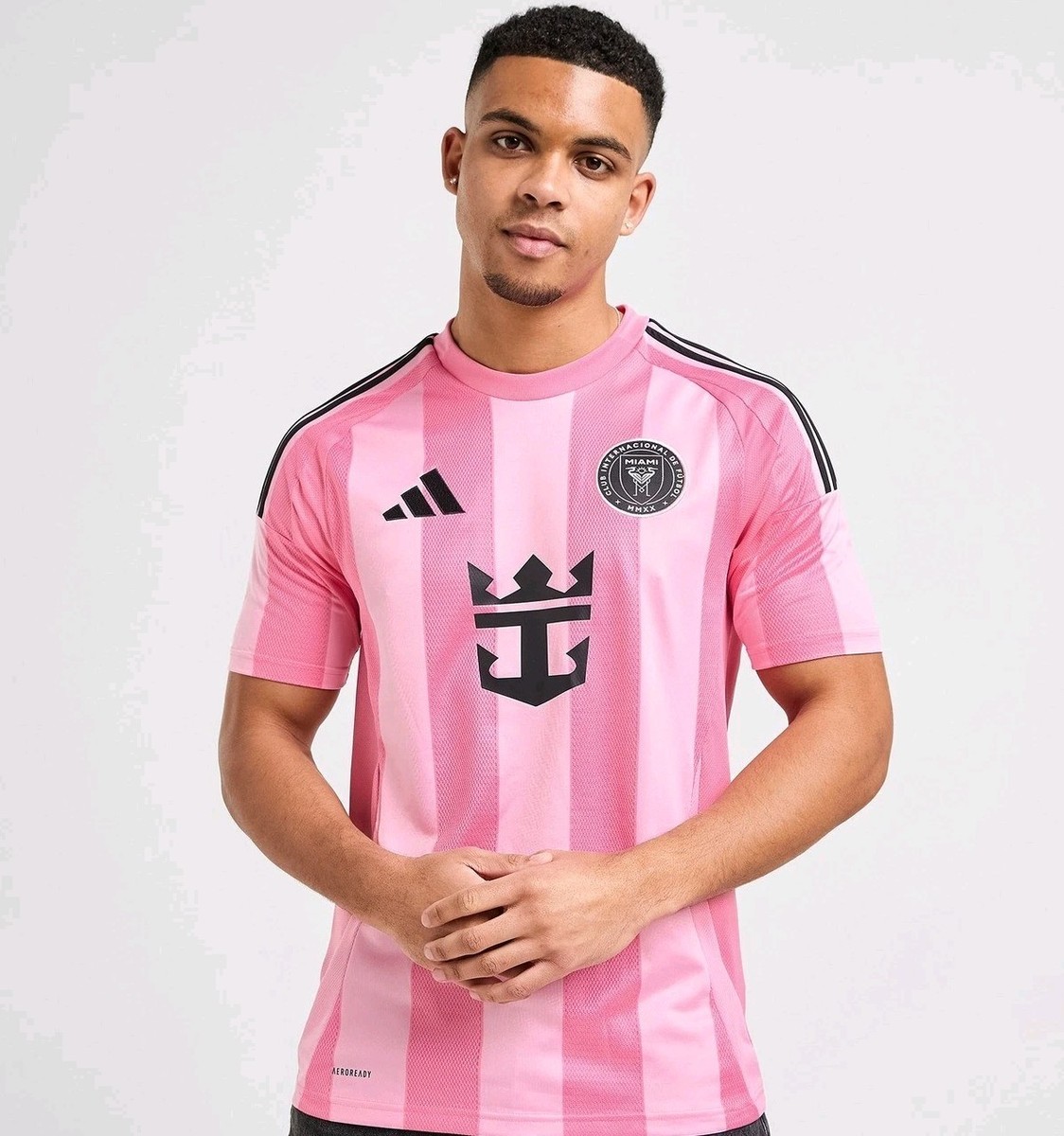 Adidas Inter Miami CF 2024/25 Home Soccer Jersey Medium Authentic