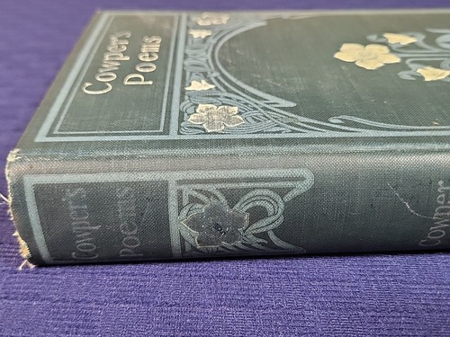 Antique Cowpers Poems - Rand McNally Vintage 1900's Hardcover WB Freeland 1903 - Picture 6 of 7