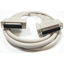 SF Cable, IEEE-1284 Parallel Printer DB25 Male/Male 10 10ft, Black
