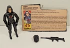 Vintage 1984 GI Joe Cobra Figure  BARONESS  v1 Complete with Tan File Card