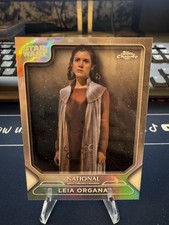 2025 Topps Chrome Star Wars The National Leia Organa SW-5