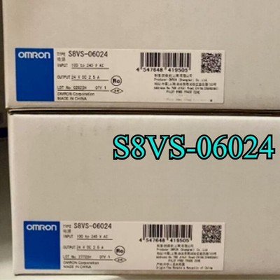 S8VS-06024 AC/DC NEW   CONVERTER DIN RAIL POWER SUPPLIES 60W 24VDC BASIC PLC @zx