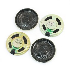 4 Pcs Electronic Round Metal Internal Magnet Speaker 0.5W 8 Ohm 40mm