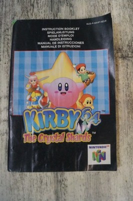 Kirby The Crystal Shards Nintendo 64 Spielanleitung
