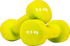 Manubri O Manubrio in Neoprene Da Palestra E Home Gym Antiscivolo Da 0.5 a 6 Kg 