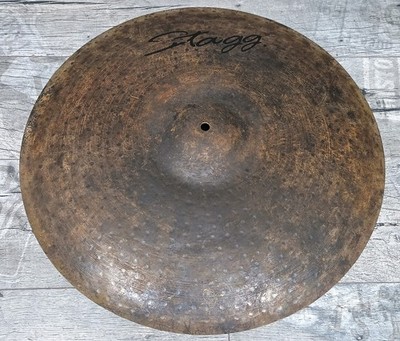 STAGG Black Metal-Serie 22'' Rock Ride Natural B20 Bronze handhammered  TOPDEAL