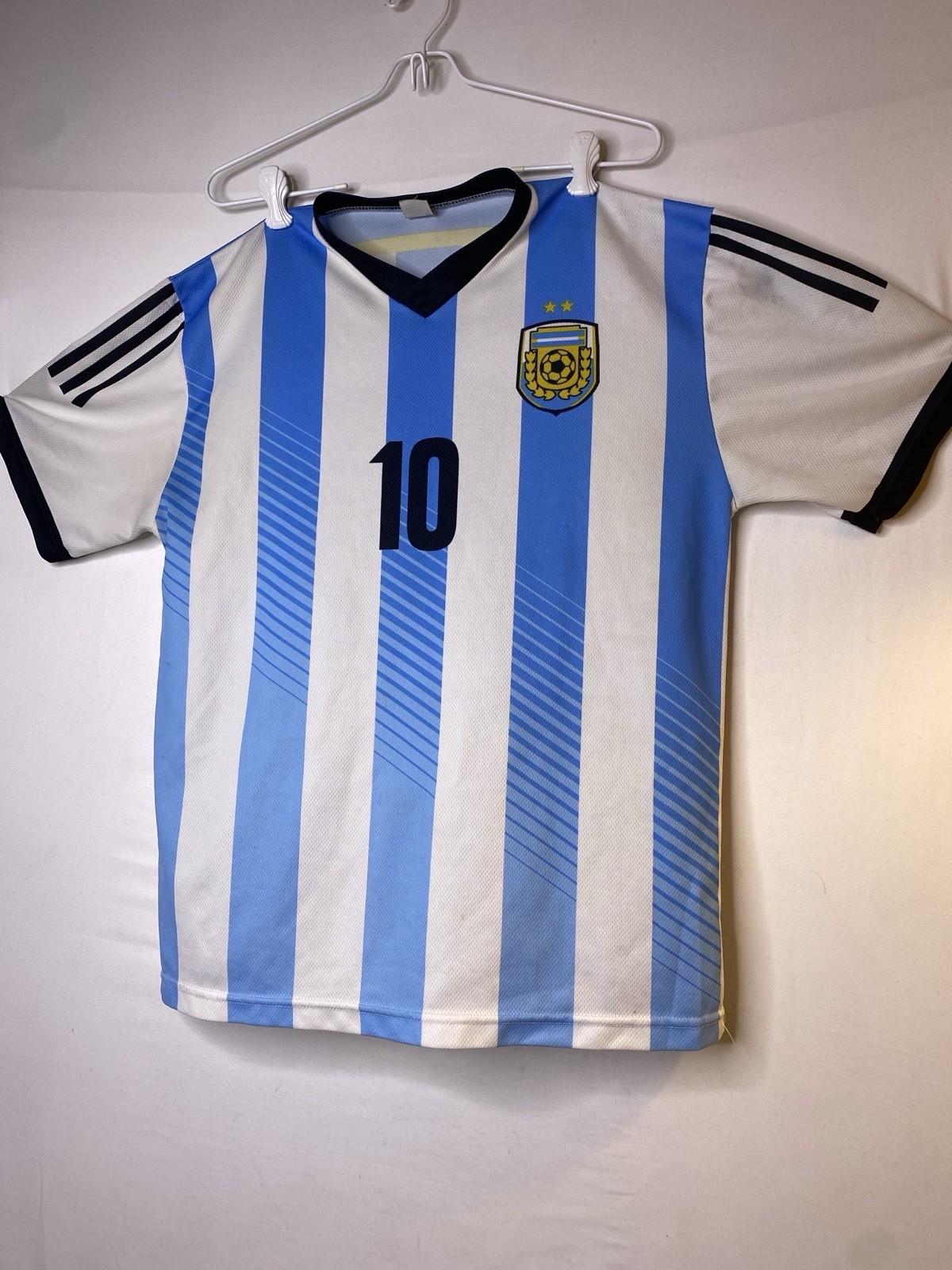 Argentina National Team #10 “Messi” Fan Jersey N.B. Made in Italy