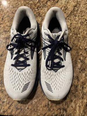 Brooks Men's Adrenaline 19 1102941D190 Men's Running Shoes Gray Navy Blue Sz 11