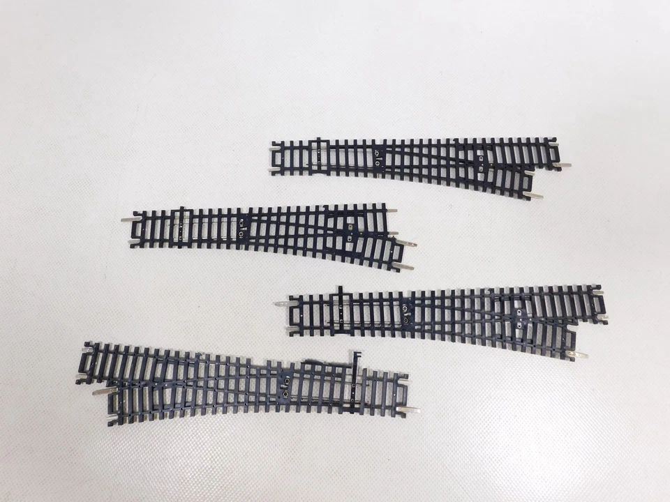 Roco H0 Bastler Konvolut Weichen DEFEKT Ns links rechts (4536 4537) #EF367-1 - Bild 3 von 4