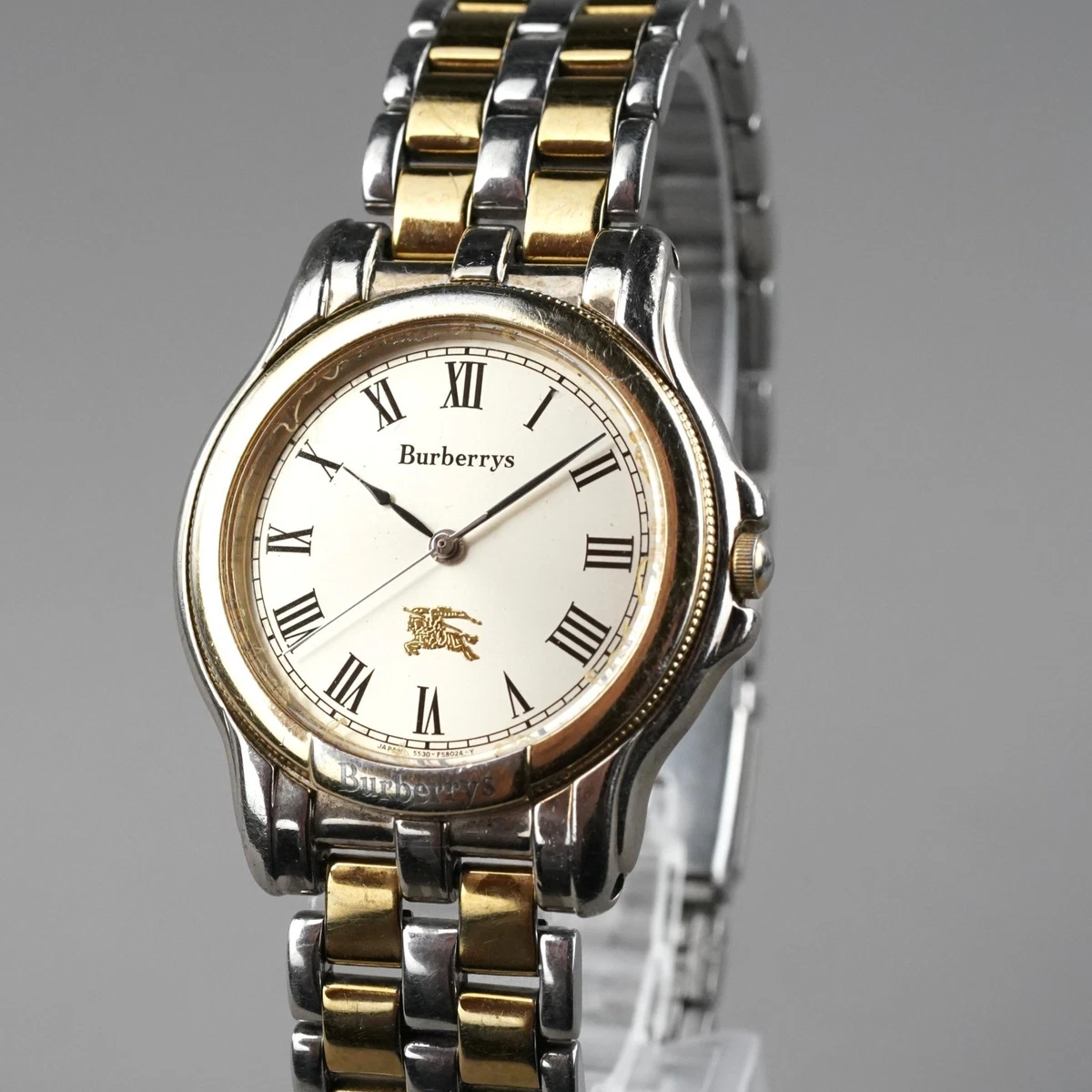 Burberry Stainless Steel Case Gold Plated Case Wristwatches  display picture 1