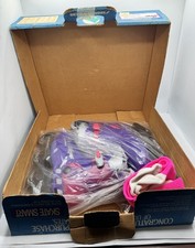 Wayne Gretzky Ultra-Wheels In Line Roller Skates Sz.8 Purple Box, Socks Unused