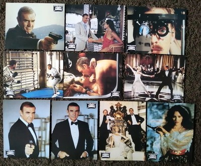 James Bond 007   Sag niemals Nie   10 frz. Aushangfotos EA 1984