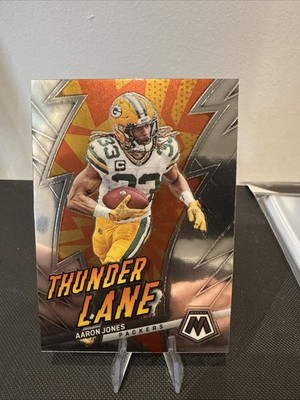 2023 Panini Mosaic Thunder Lane Aaron Jones Green Bay Packers