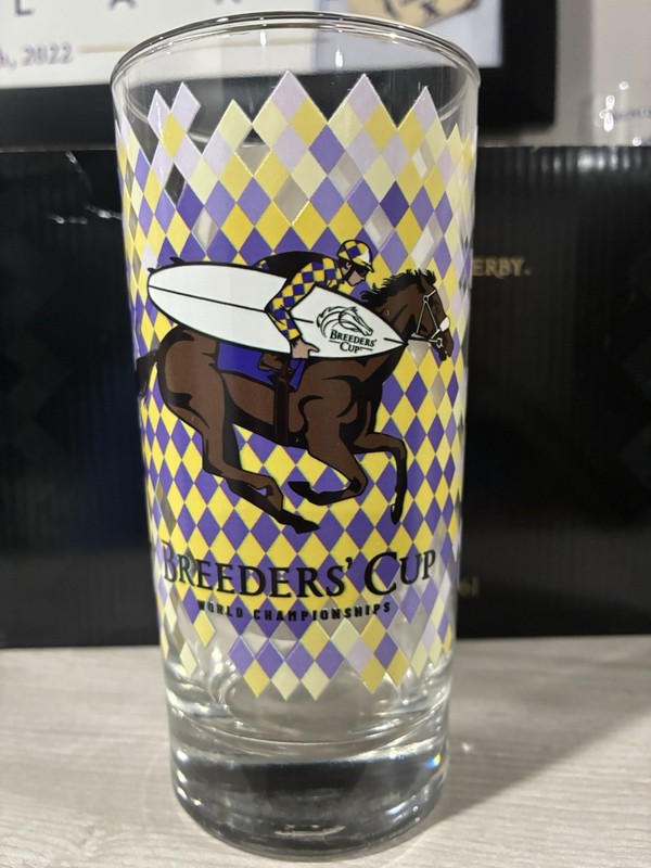 Horse Racing Glass Breeders Cup