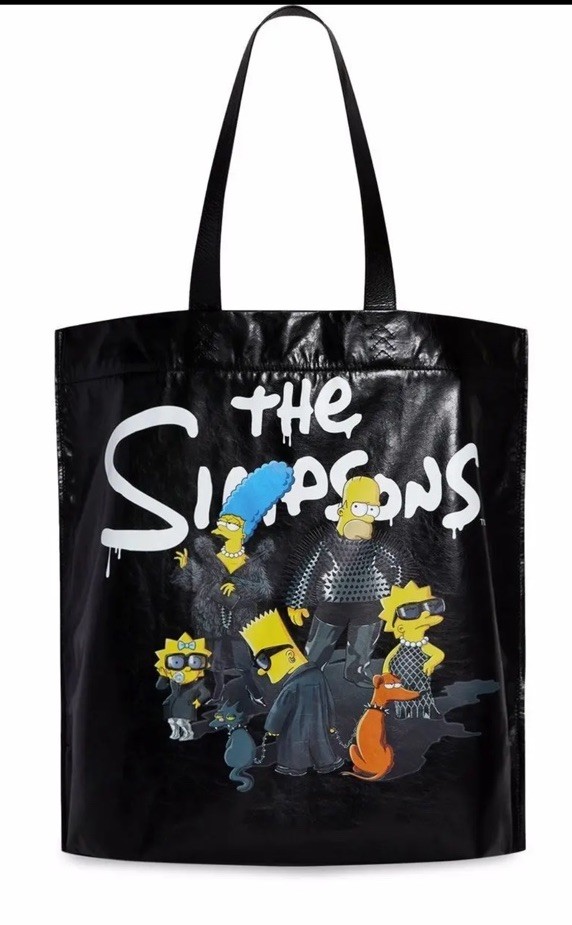 BALENCIAGA X SIMPSON M SHOPPER TOTE BAG NEW WITH TAGS AUTHENTIC | eBay