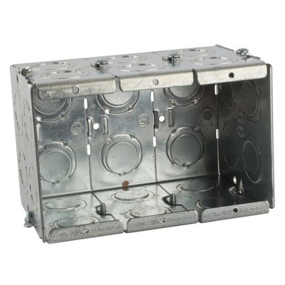 Steel City GW-335-G 71 Cu In Gangable Masonry Box