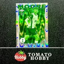 TOPPS CHROME UEFA 2024-25 MIKEY MOORE RC /225 NIGHT VISION RAY REFRACTOR TOT