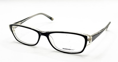 NEW MARCHON NYC BROADWAY 001 BLACK CRYSTAL AUTHENTIC EYEGLASSES 51-16
