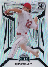 2023 Leaf Metal Silver #184/189 Luis Perales #B-79 Boston Red Sox