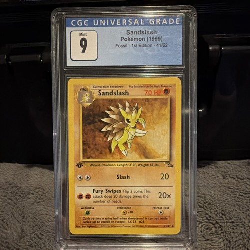 Sandslash (1st Edition) graded CGC 9 for sale on eBay