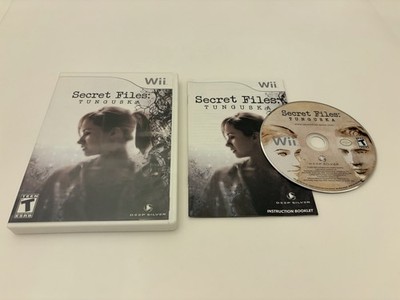 Nintendo Wii Secret Files Tunguska Deep Silver CIB Complete Video Game VERY GOOD