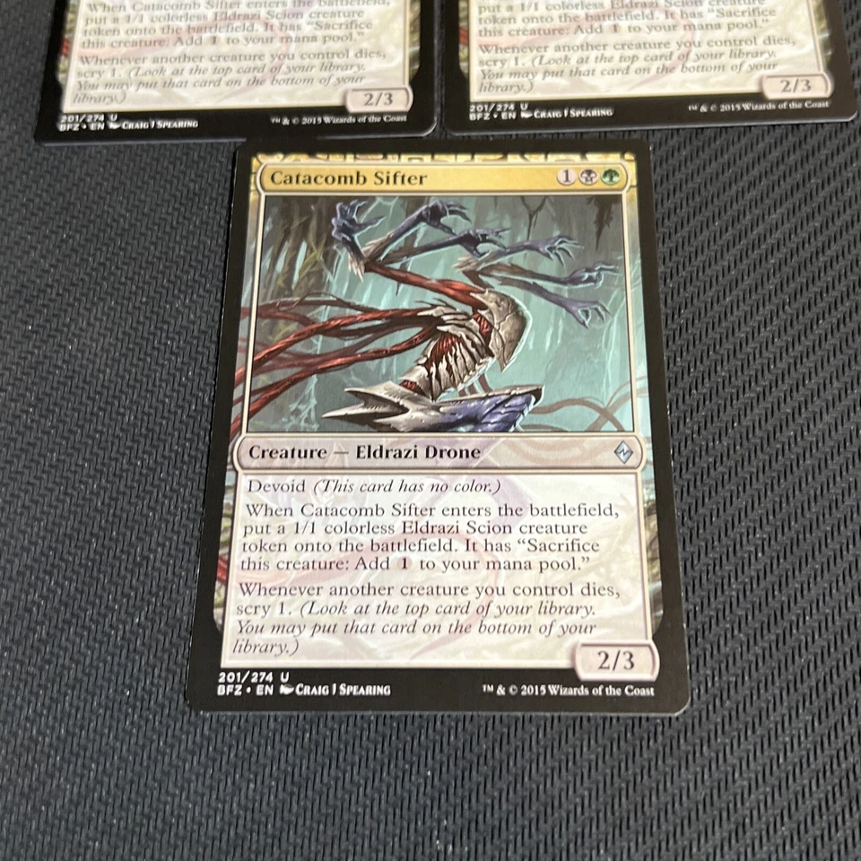 Catacomb Sifter Magic The Gathering Mtg Battle for Zendikar Card 3 - Image 2 of 4