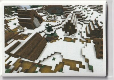 Panini Minecraft Treasure Sticker 2021 Nr. 71 There's Nowhere like your Village