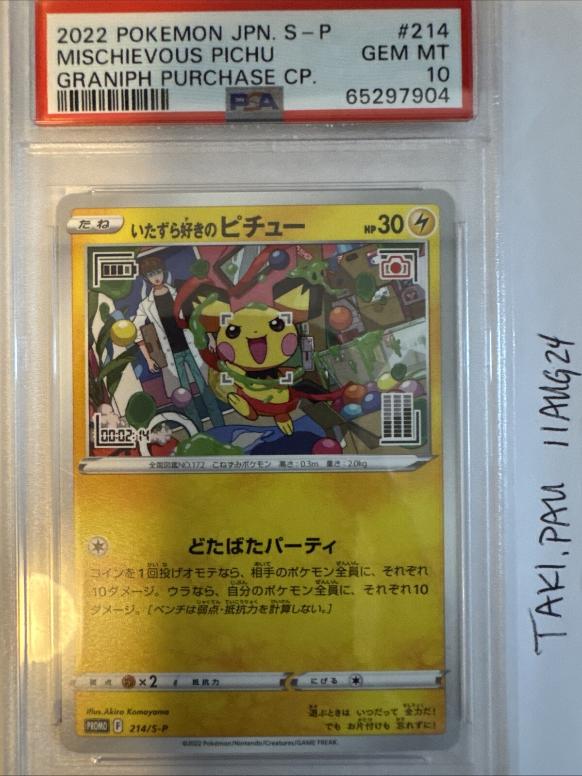 The Pok&eacute;mon Company - Carta Coleccionable Mischievous Pichu - Catawiki