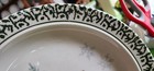 We Can Build a Snowman Dinner Plate 10 1/2" Dolengorp Stoneware White Green Red! — photo 9
