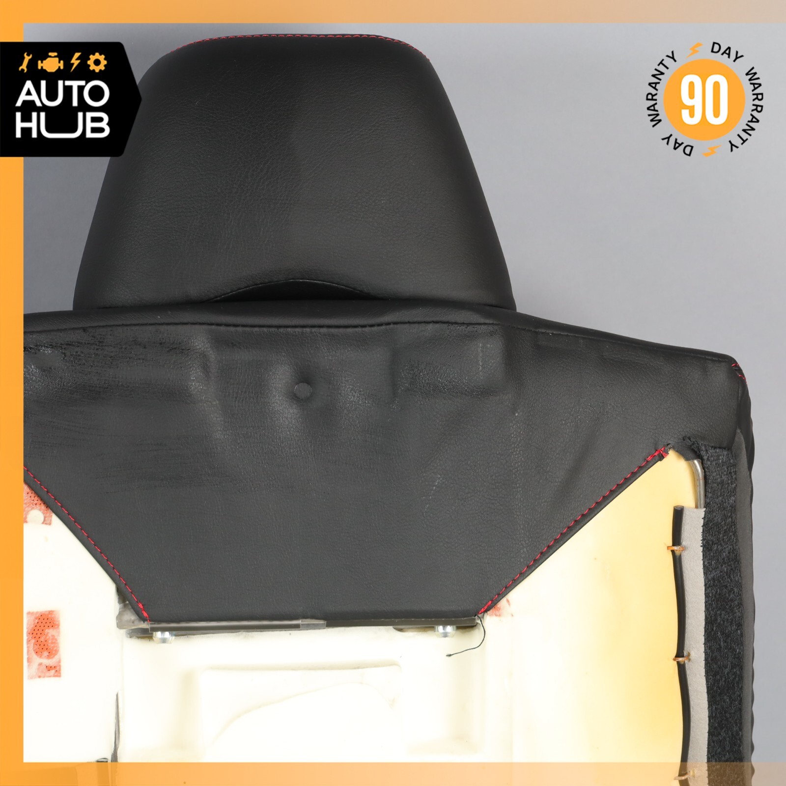 08-12 Maserati GranTurismo M145 Rear Upper Top Seat Cushion Black OEM 61k