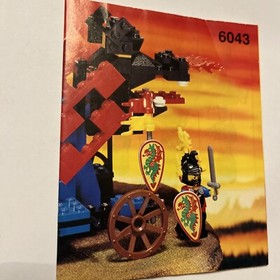 Lego 6043 Dragon Defender Castle Dragon Knights Instructions Only Vintage 1993