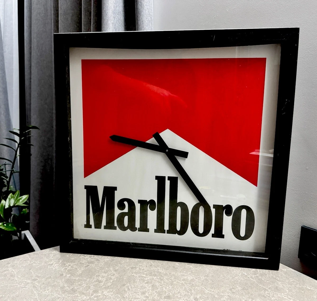 Marlboro Clock In Collectible Tobacco Signs | eBay