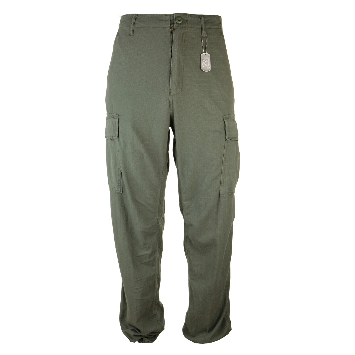 US Army Vietnam Ripstop Trousers - Olive Drab Fatigues - Rothco Military Repro