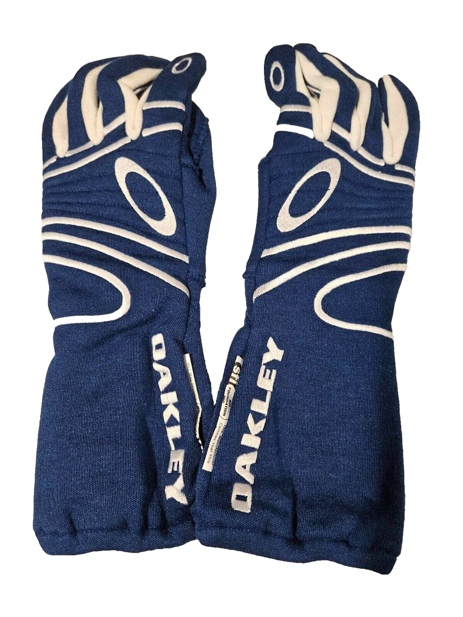 Oakley Racing Gloves Size Small Blue Fire Retardant Driving SFI