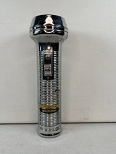 Vintage Rayovac Sportsman 1960  s Flashlight Uses 2- D-Cell Batteries.