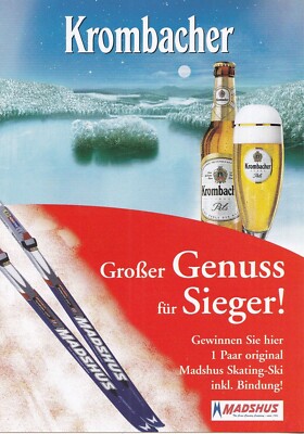 AK - (D) - Krombacher Pils - Genuss für Sieger- Beer - Reklame - Top Zustand