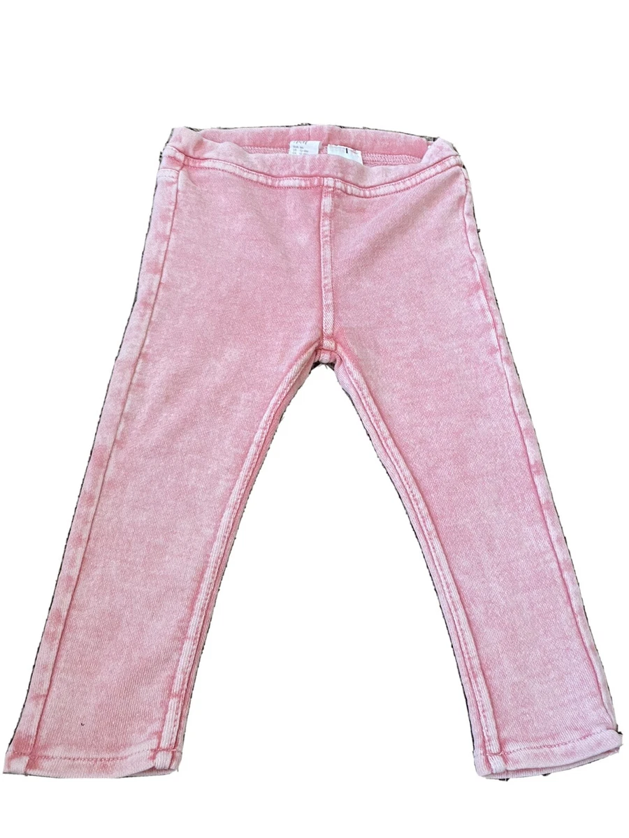 H&M Baby Girl Pink Jeggings Pants