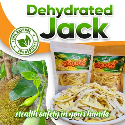 Dehydrated Organic Jack Fruit Slices Sri lanka Natural Dried Jack fruit chips