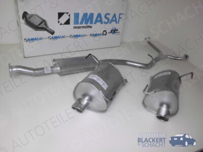 IMASAF Auspuff komplett ab Kat+Anbausatz für Subaru Forester SH 2.0 X 2008-2013