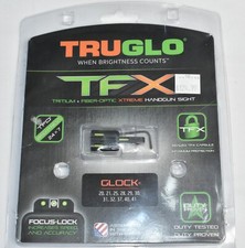 TruGlo TFX Tritium Fiber Optic Xtreme Sights Green Dot Glock TG13GL2A