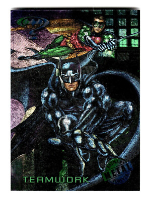 95 DC Comics Batman Forever Metal Trading Card  Teamwork #70