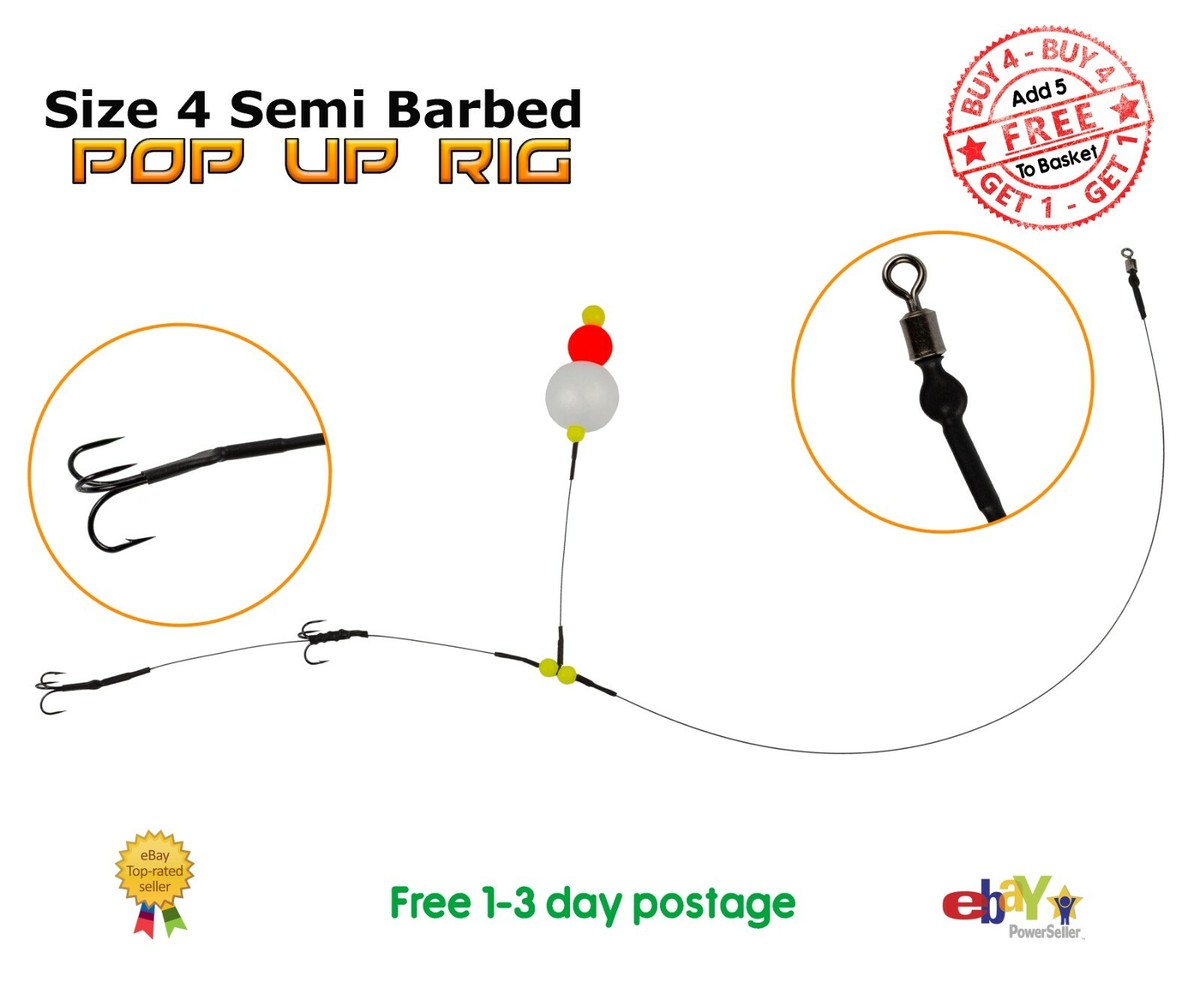 Northern Pike Pike Fishing Line Setup #4 Semi-Barbed Pop Up Wire