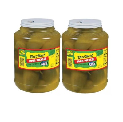 Best Maid SOUR Pickles 12-16 ct, (1 Gal.) (PACK of 2) - TEXAS PICKLES!!