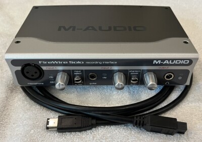 M-Audio FireWire Solo Recording Interface AU02-063A3 WORKING