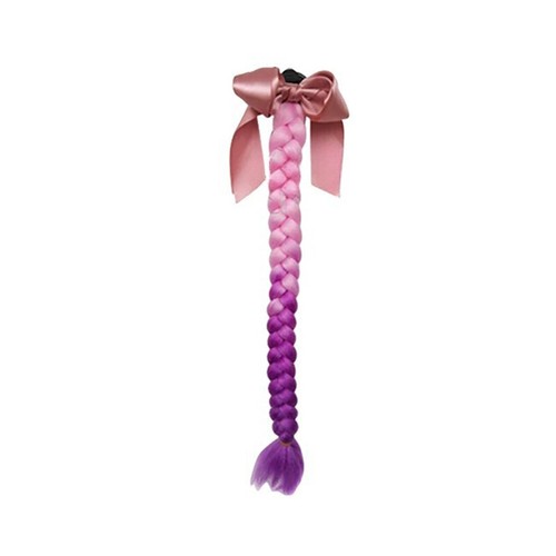 Motorcycle Helmet Decoration Braid Bow Wig for Helmets Ponytail with Sucker Bow - Afbeelding 20 van 23
